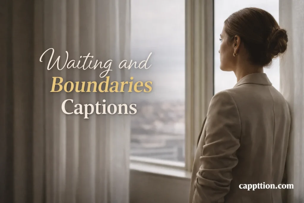 Waiting and Boundaries Captions