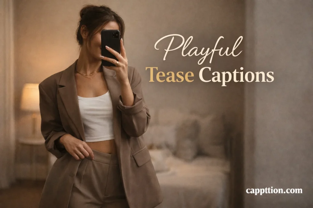 Playful Tease Captions