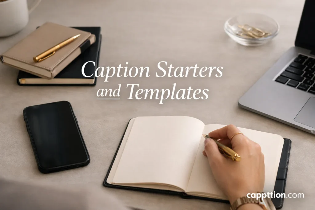 Caption Starters and Templates