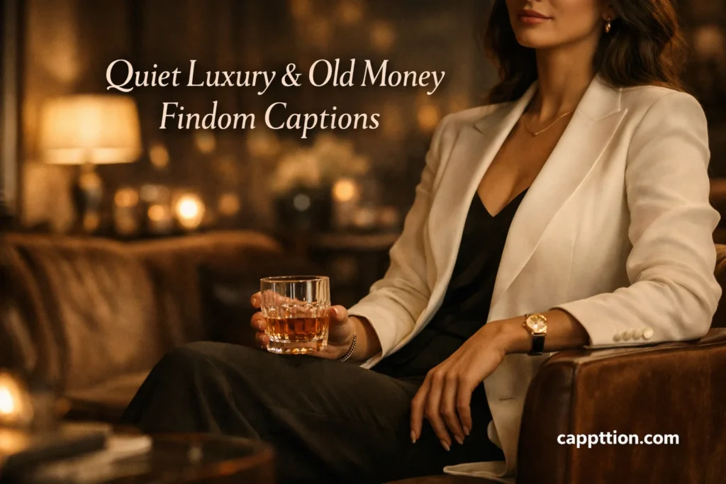 Quiet Luxury & Old Money Findom Captions