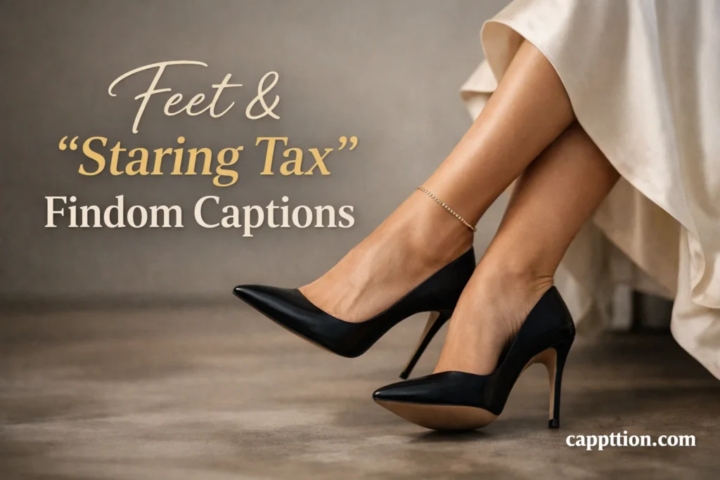 Feet & “Staring Tax” Findom Captions