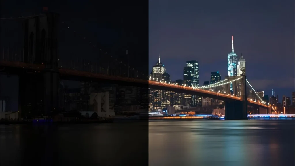 Brooklyn Bridge Instagram Captions at Night