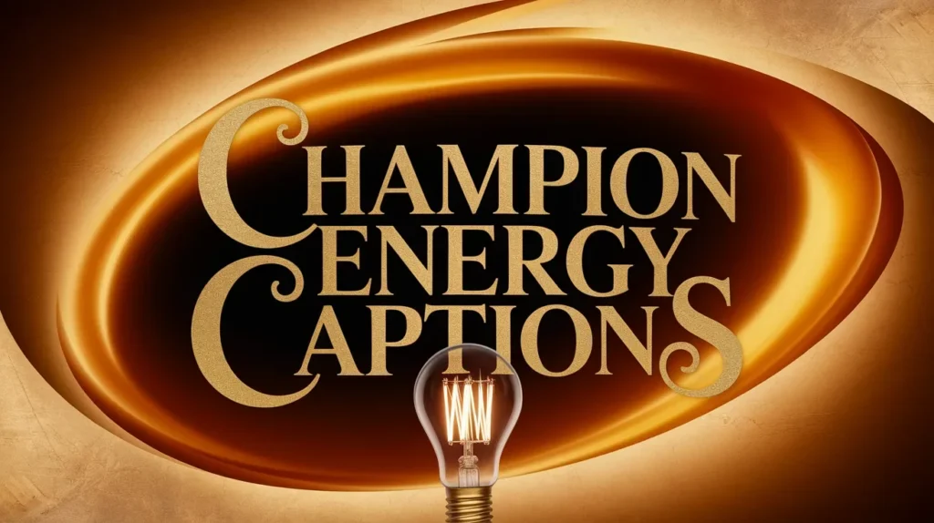 Champion Energy Captions