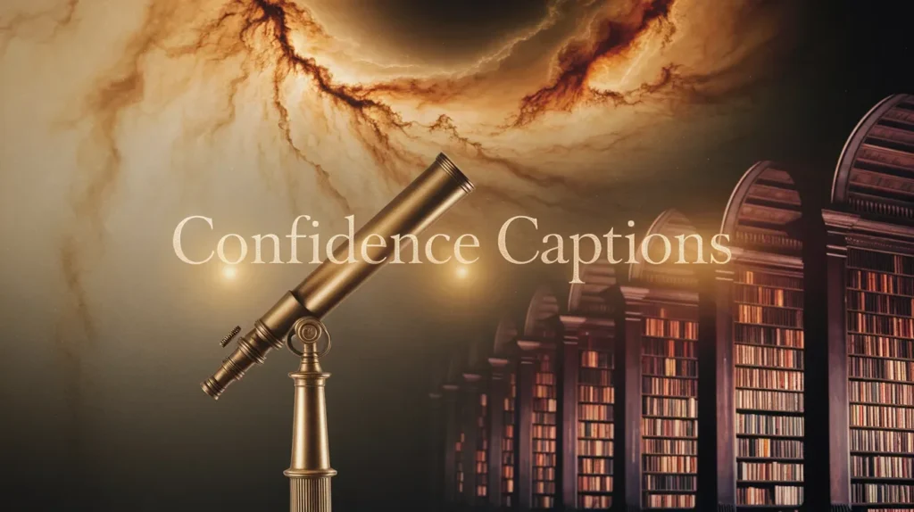 Confidence Captions
