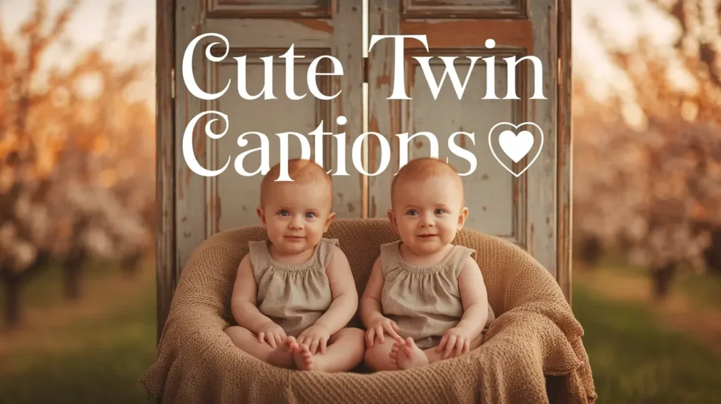 Cute Twin Captions 👶👶
