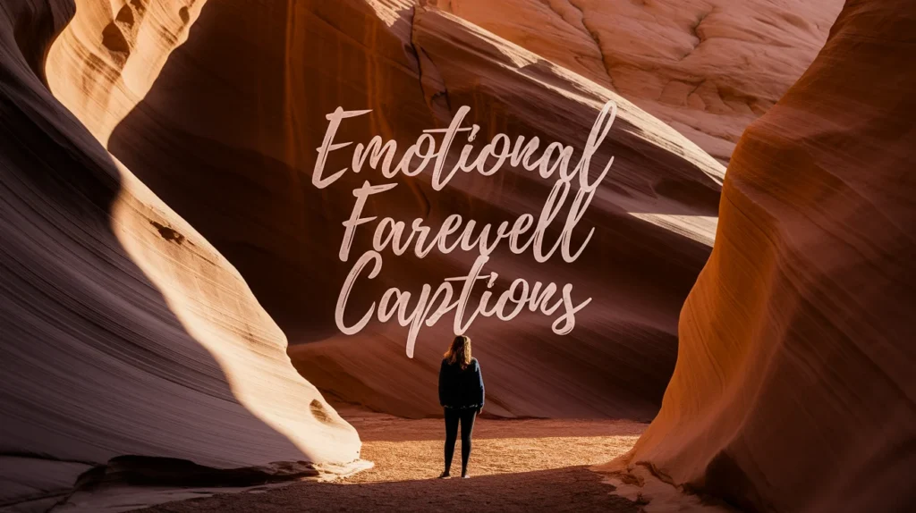 Emotional Farewell Captions