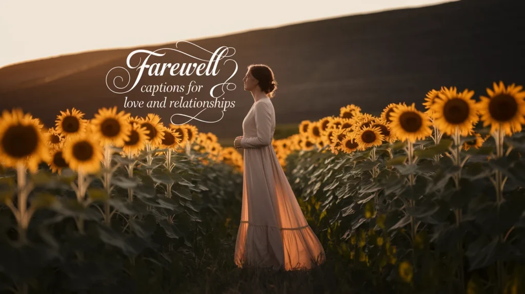 Farewell Captions For Love And Relationships