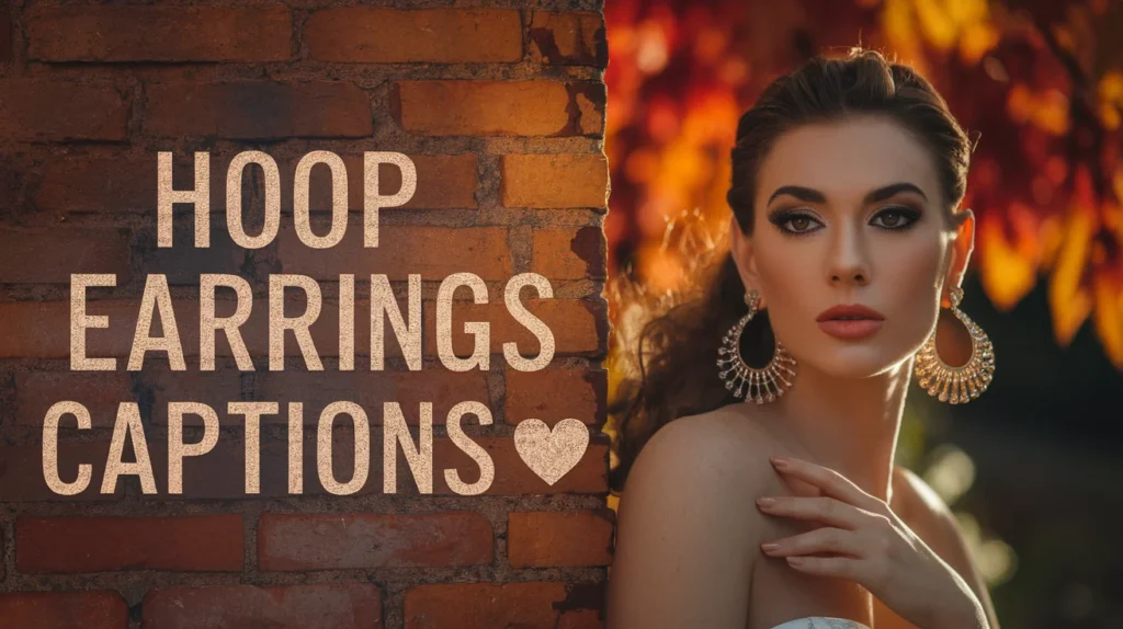 Hoop Earrings Captions 🔄