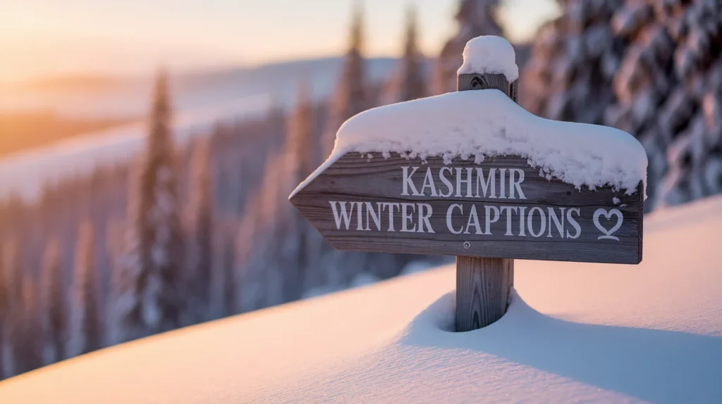 Kashmir Winter Captions 🧣