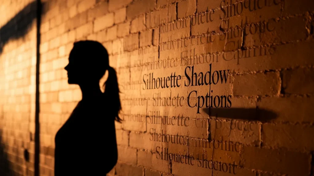 Silhouette Shadow Captions
