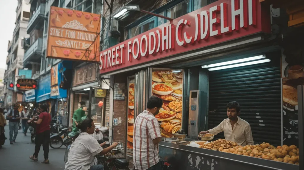 Street Food Delhi Captions 🍴