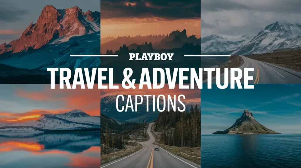 Travel & Adventure Playboy Captions 🌍