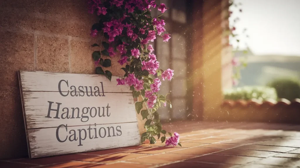 Casual Hangout Captions