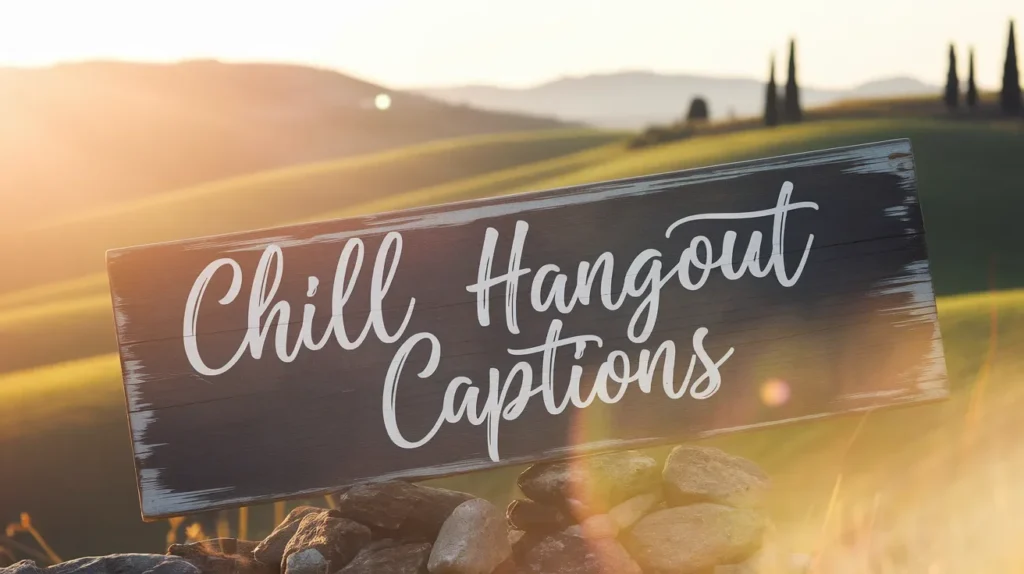 Chill Hangout Captions
