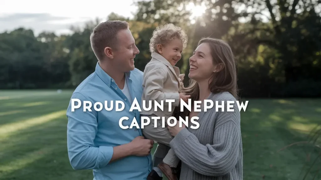 Proud Aunt Nephew Captions
