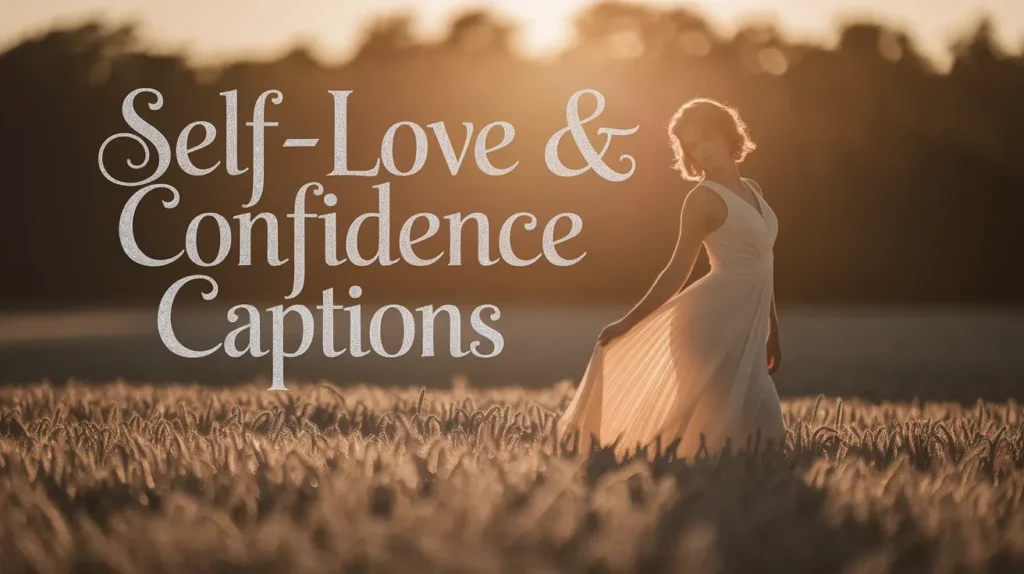 Self-Love & Confidence Captions