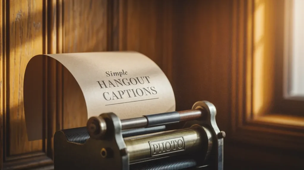 Simple Hangout Captions