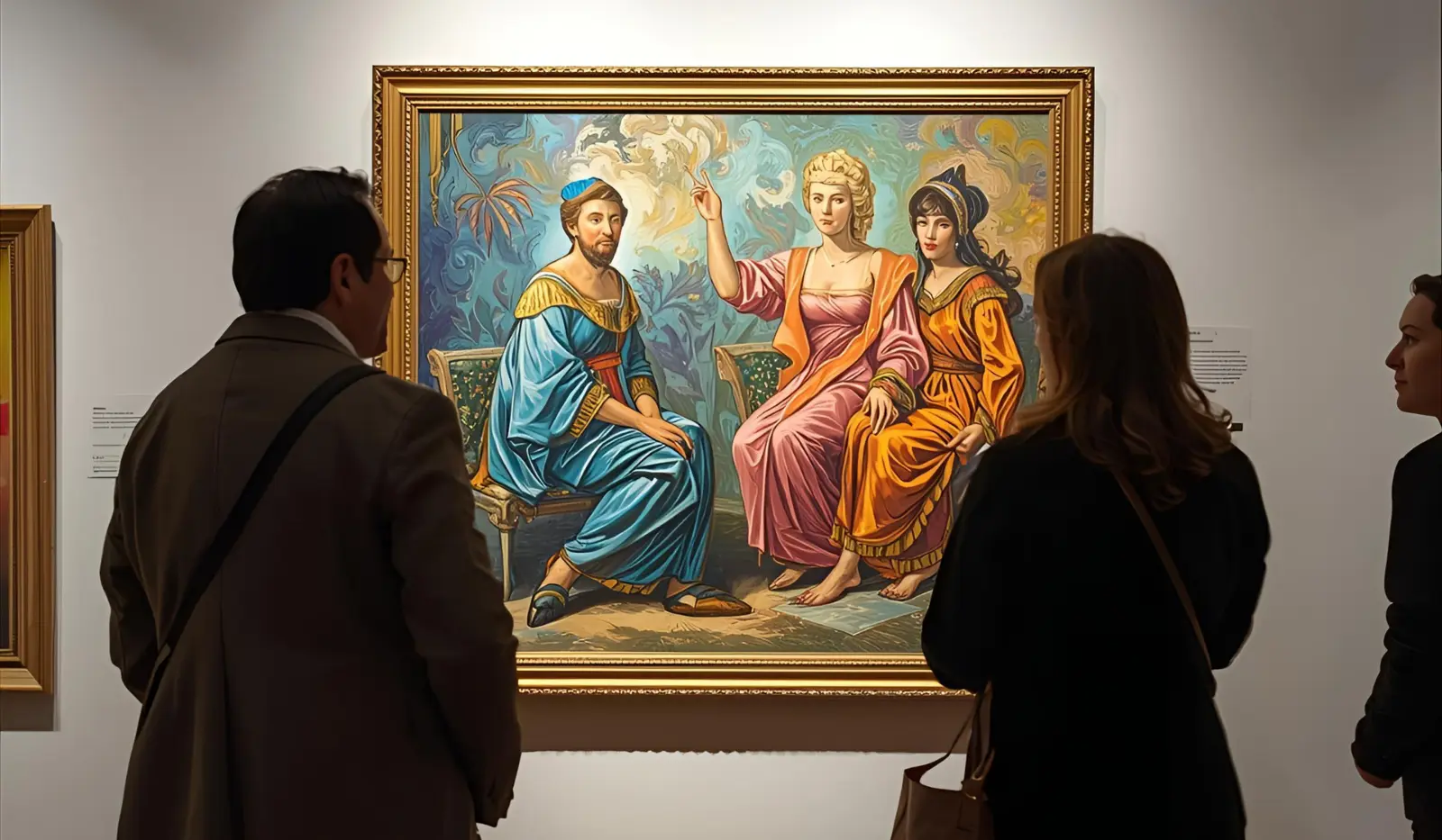 Captions for Art Exhibition
