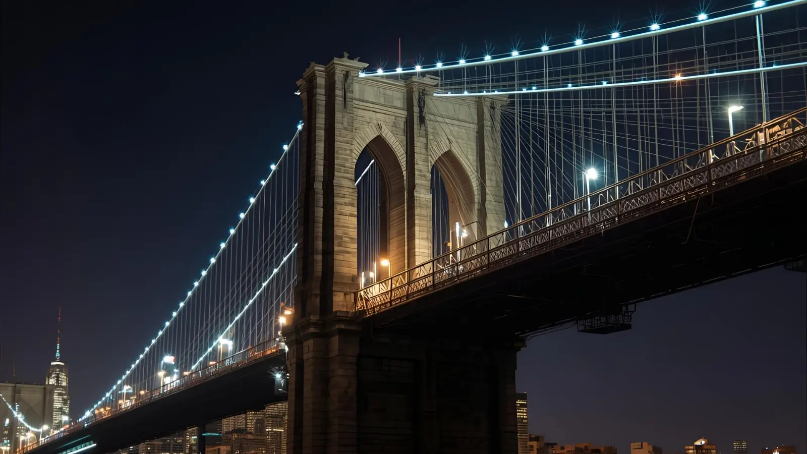 brooklyn bridge instagram captions at night