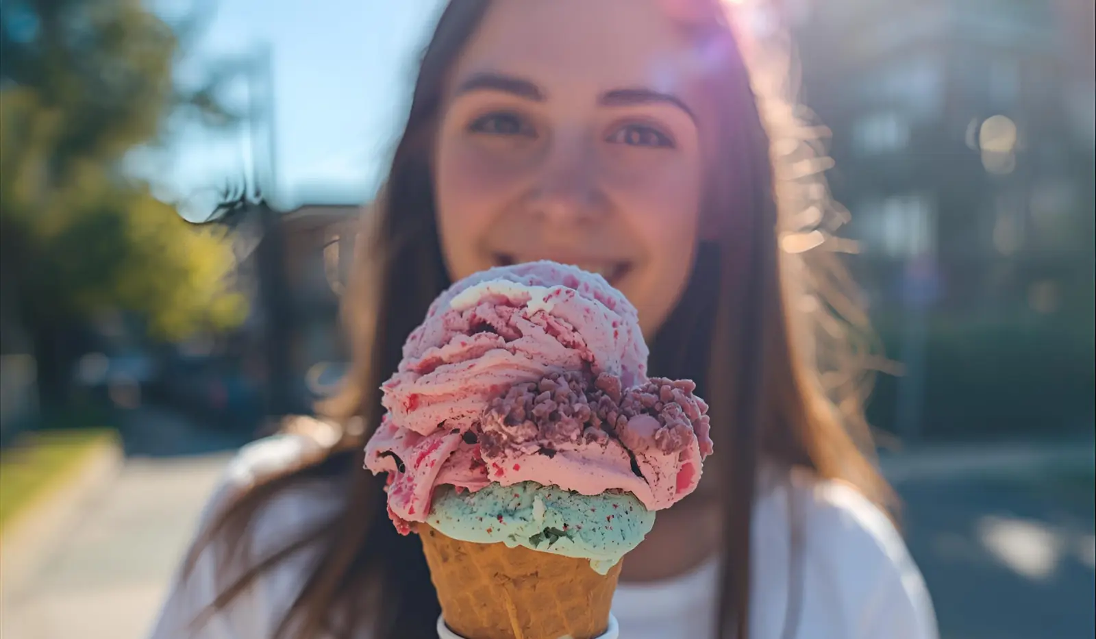 captions on ice cream