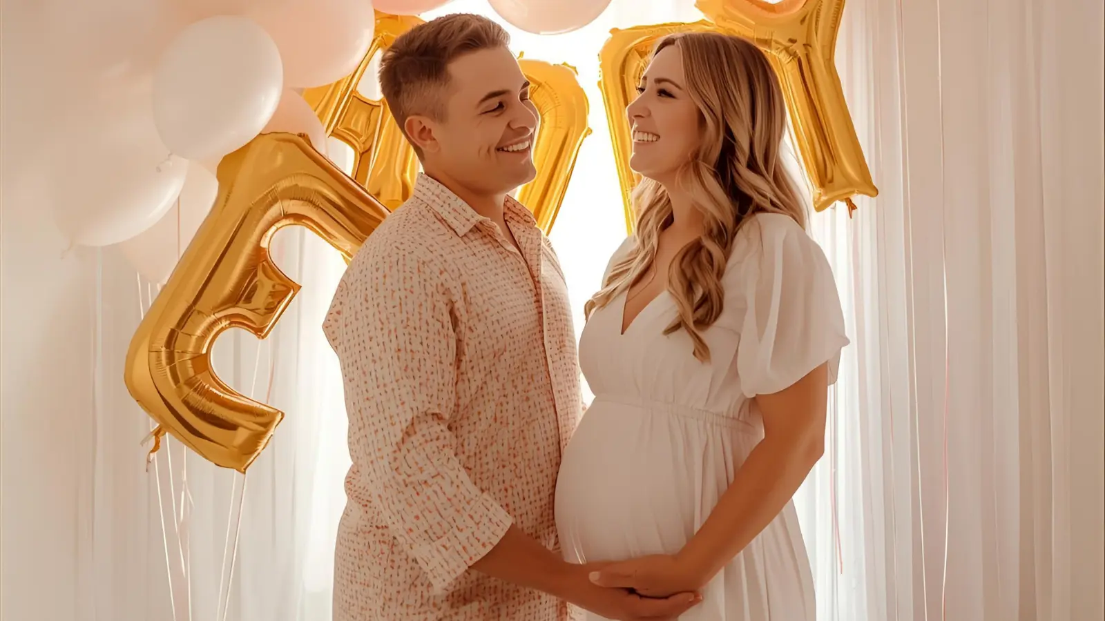 pregnancy announcement captions for parents first baby