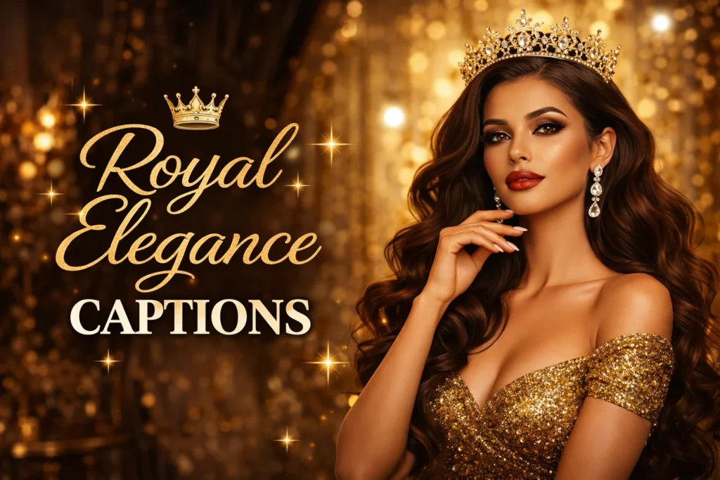 ✨ Royal Elegance Captions