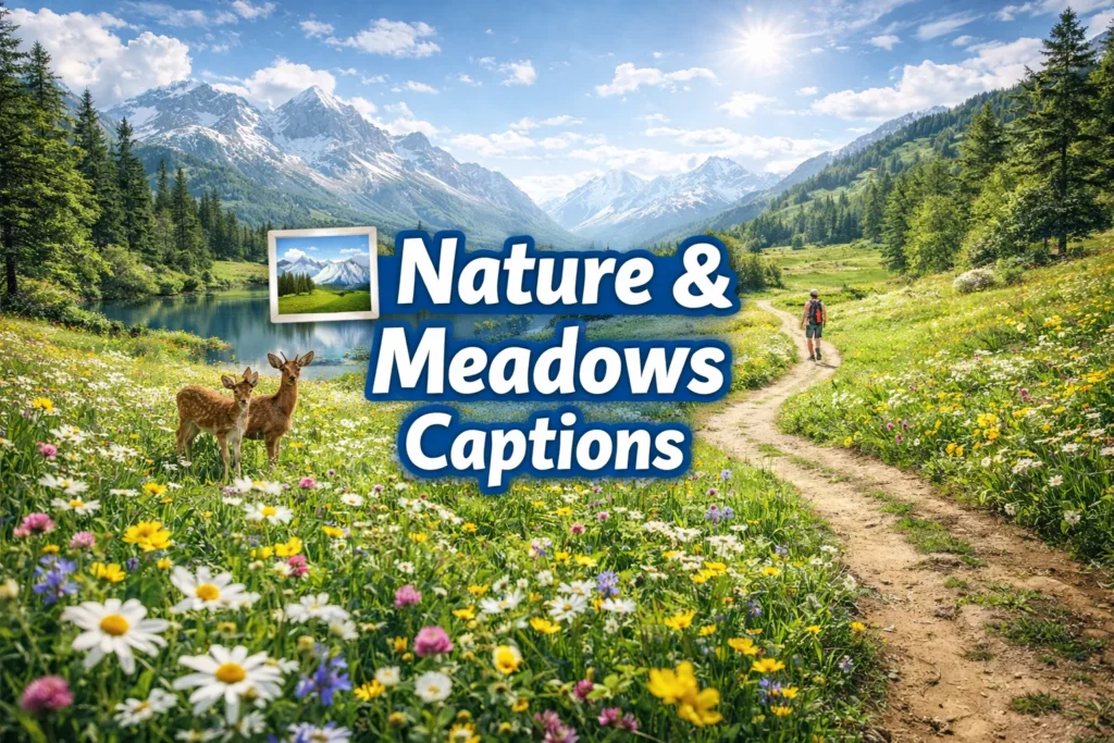 🏞️ Nature & Meadows Captions