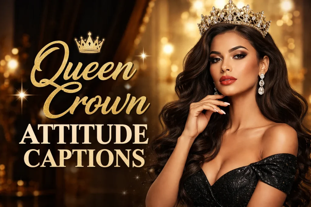 👑 Queen Crown Attitude Captions