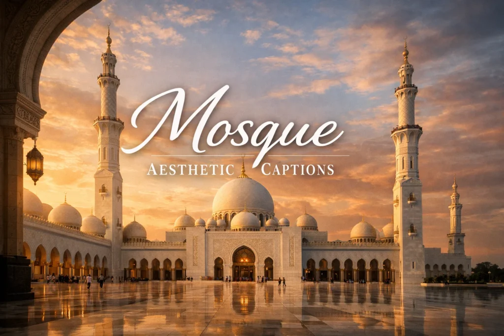 📸 Mosque Aesthetic Captions