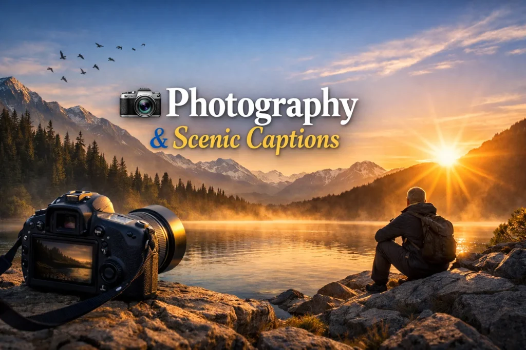 📸 Photography & Scenic Captions