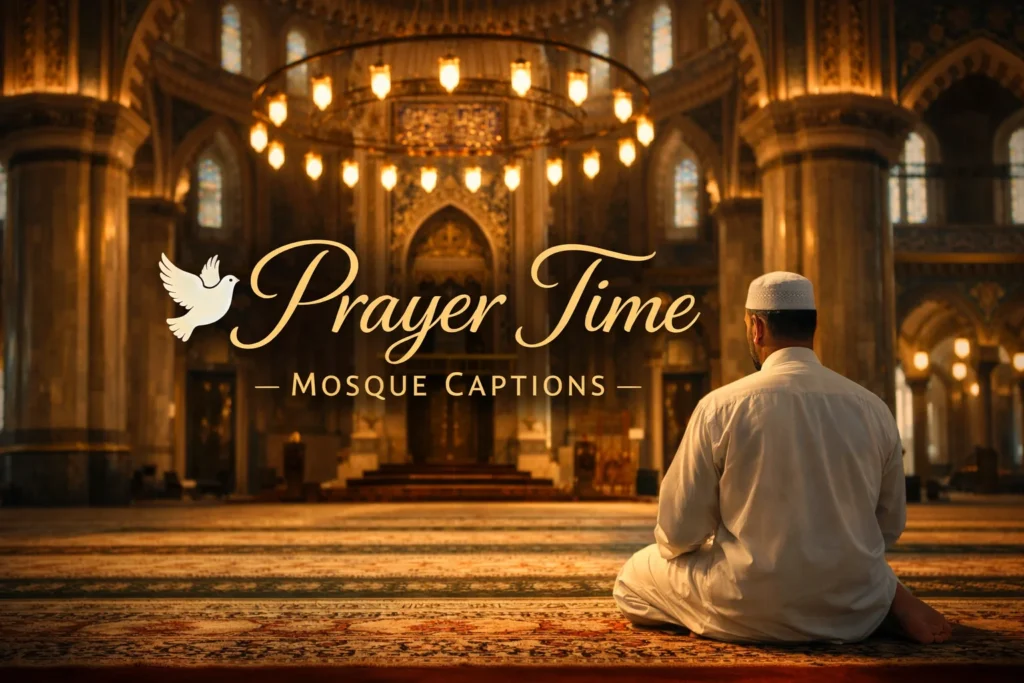 🕊️ Prayer Time Mosque Captions