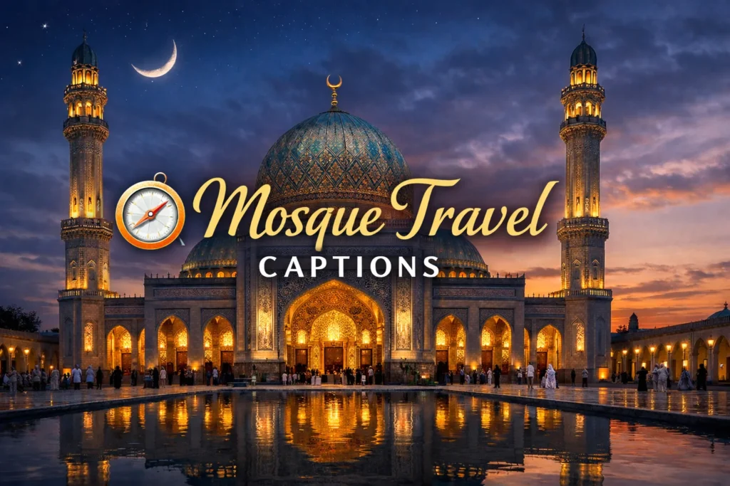 🧭 Mosque Travel Captions