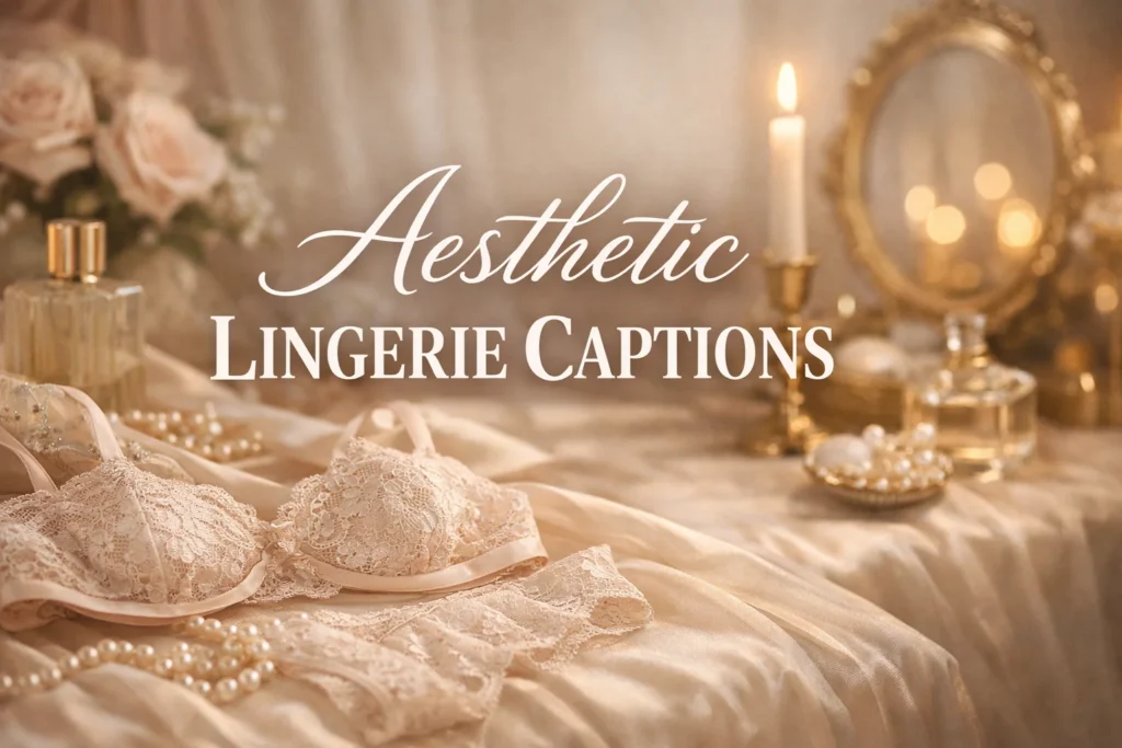 Aesthetic Lingerie Captions