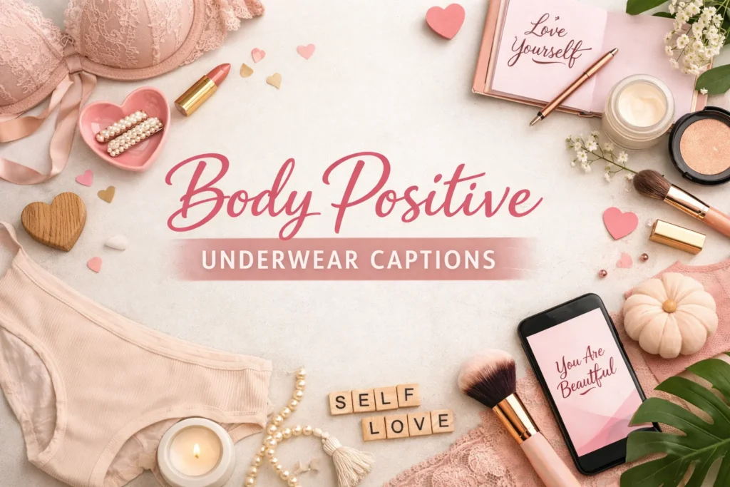 Body Positive Underwear Captions