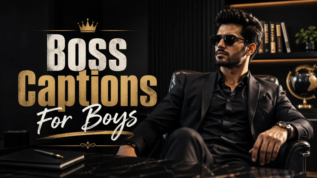 Boss Captions For Boys