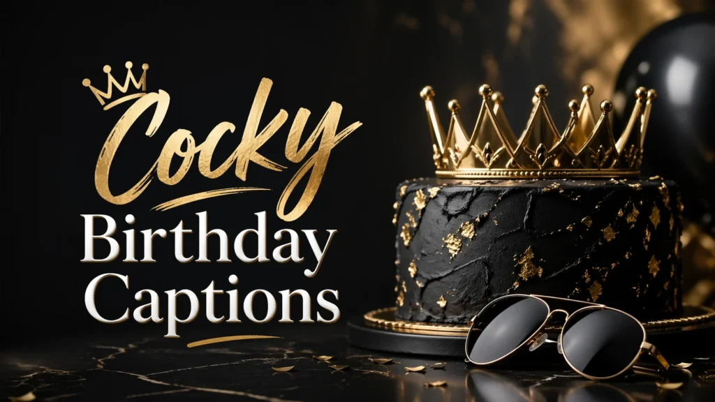 Cocky Birthday Captions