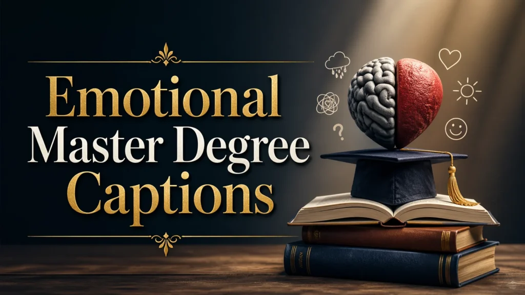 Emotional Master Degree Captions