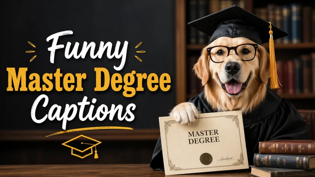 Funny Master Degree Captions
