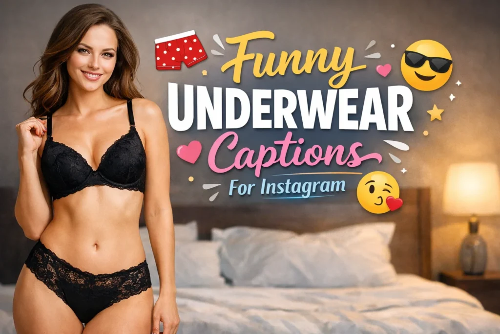 Funny Underwear Captions For Instagram