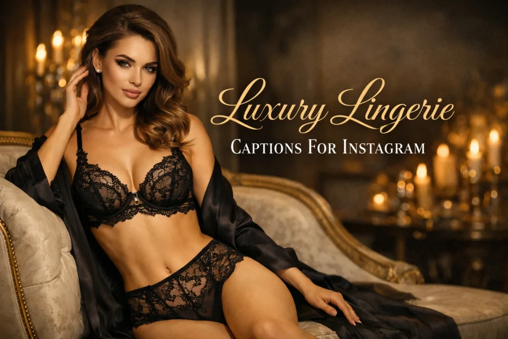 Luxury Lingerie Captions For Instagram