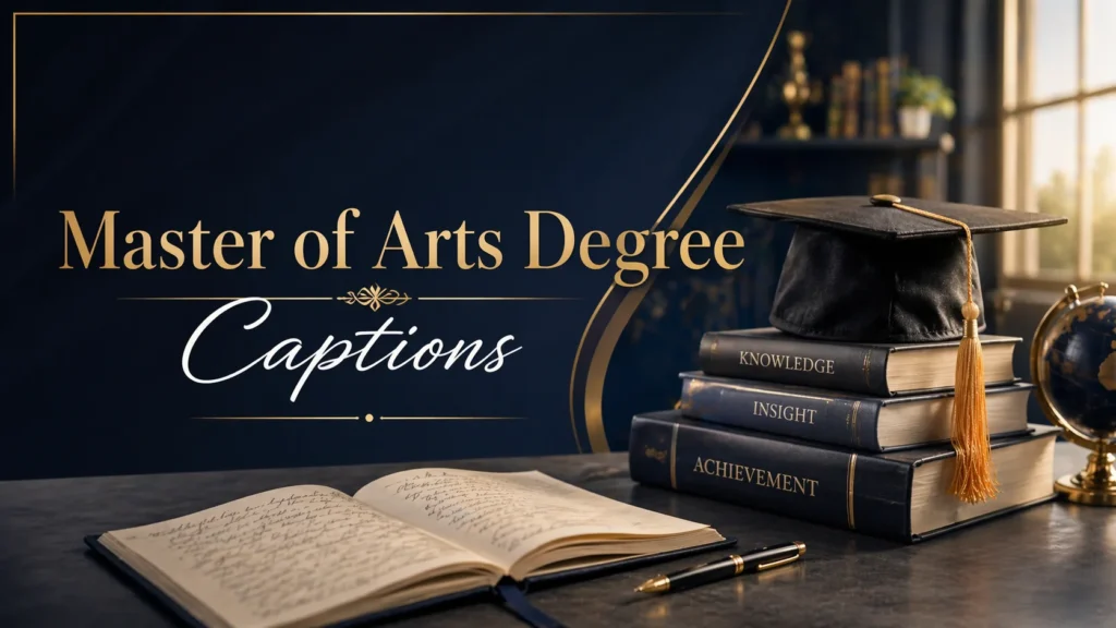 Master of Arts Degree Captions