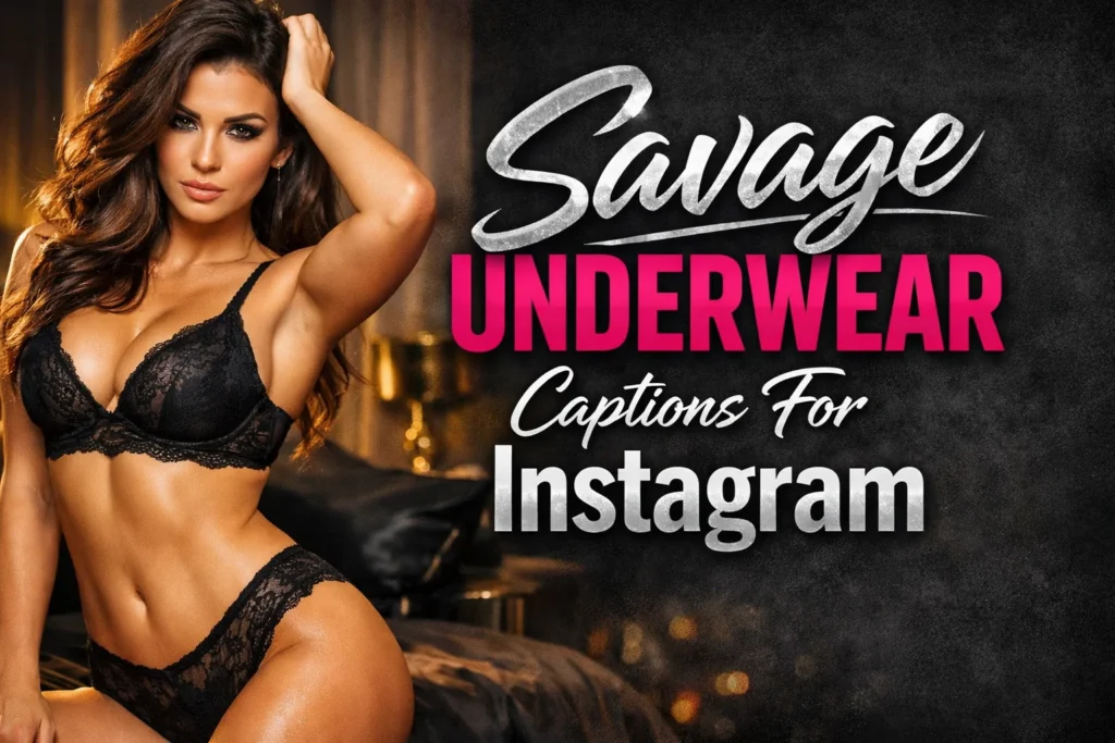 Savage Underwear Captions For Instagram